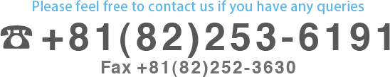 Please feel free to contact us if you have aniy queries